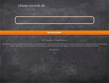 Tablet Screenshot of plaene-records.de